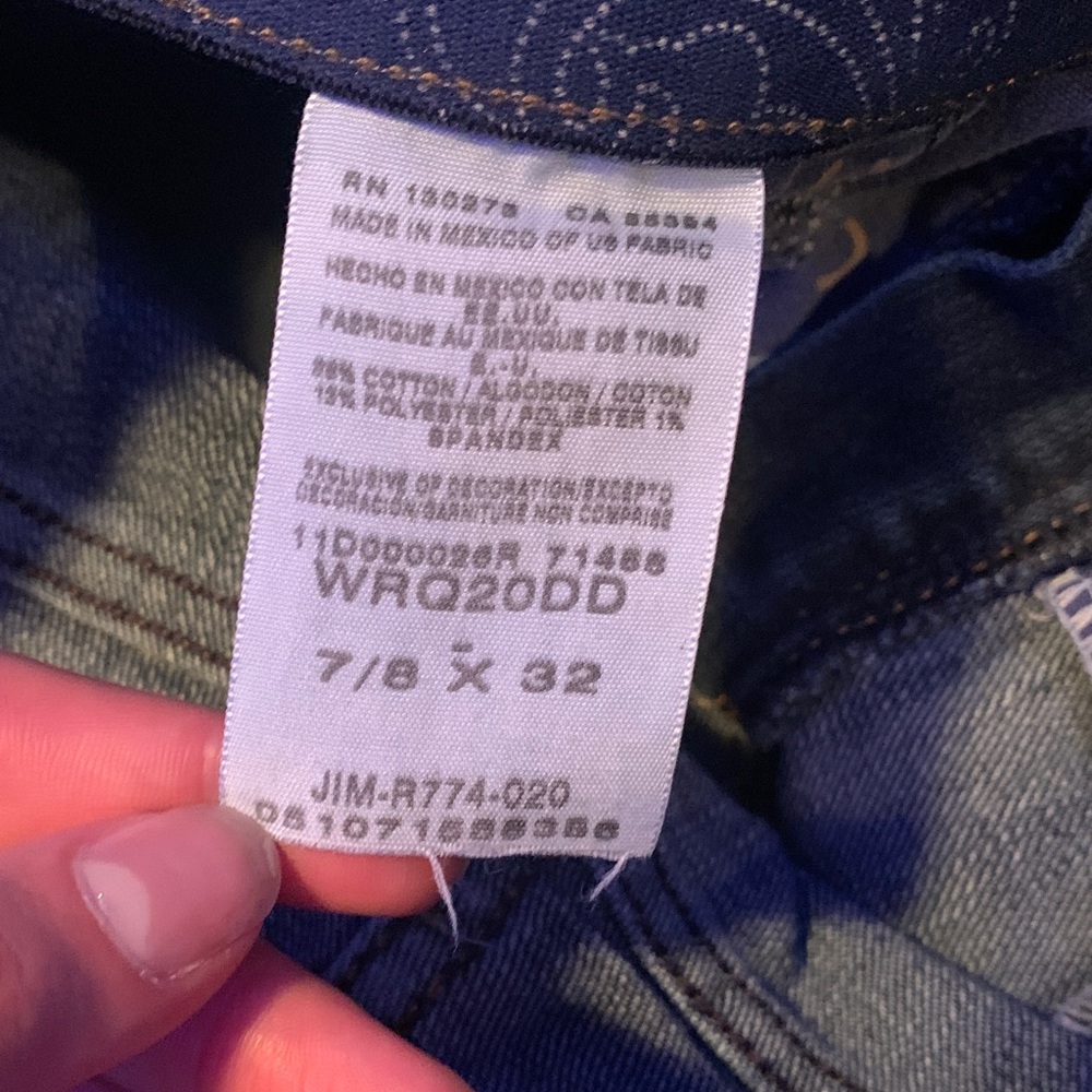 Wrangler Dark Blue Flare Jeans